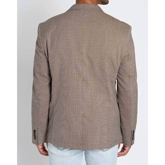 NEW JACHS NEW YORK marquis stretch blazer in tan - Picture 2 of 5
